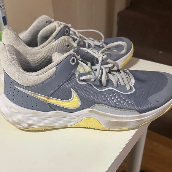 Nike Other - Nike Kids Gray and Yellow Sneakers